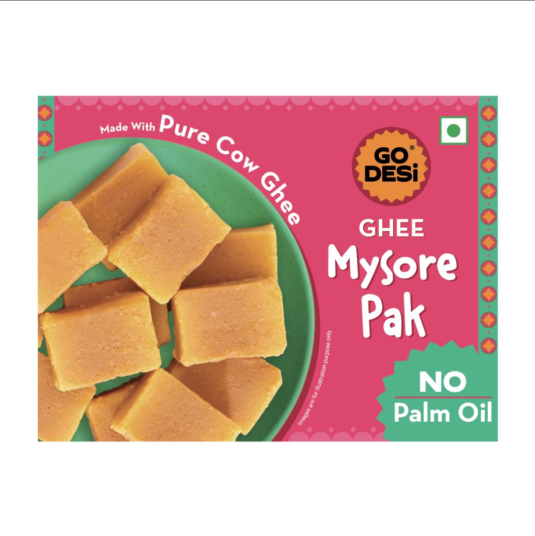 Mysore Pak, Made with Desi Ghee, Indian Mithai